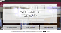Desktop Screenshot of odysseyhealthclubs.com