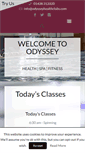 Mobile Screenshot of odysseyhealthclubs.com